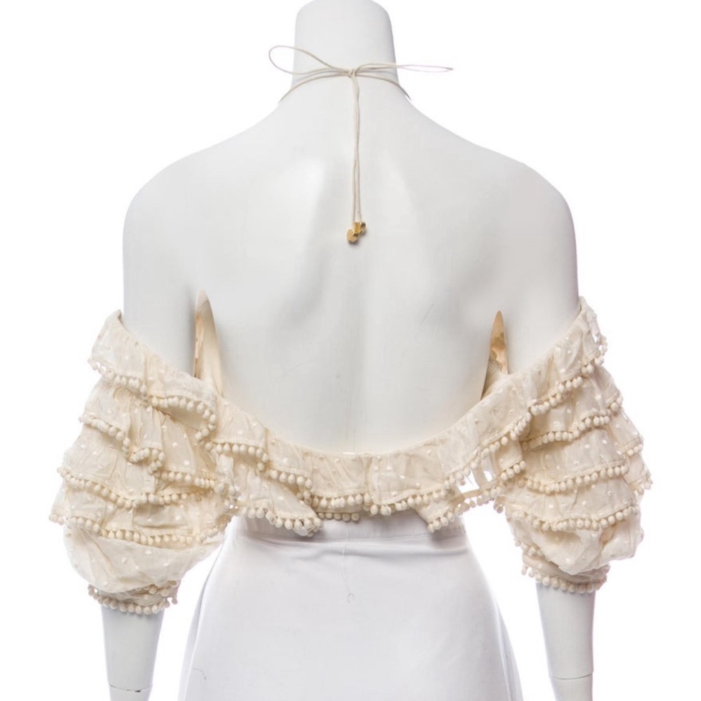 Zimmermann "Painted Heart" Ruffle Bodice Top RARE - Picture 5 of 13